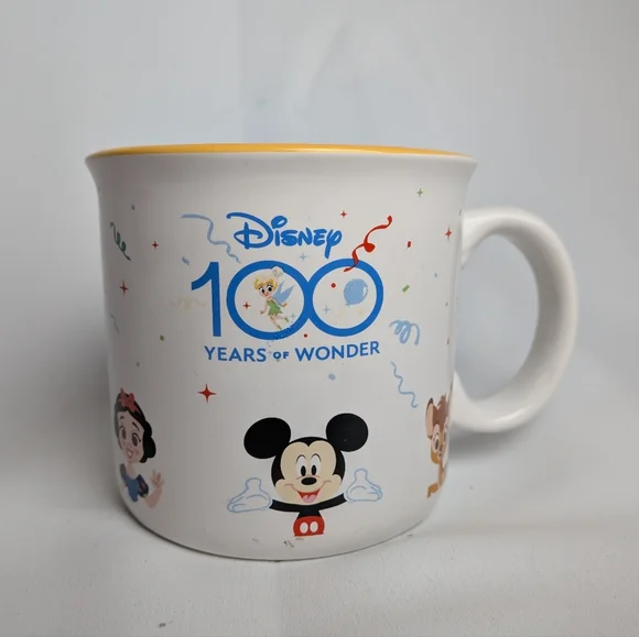 DISNEY 100 Years Of Wonder Anniversary Coffee Mug Collectible GREAT Condition - Picture 3 of 8